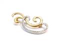 9ct Gold Diamond Brooch