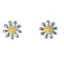 Sterling Silver and Gold Plated Small Studs