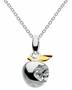 Sterling Silver and Gold Plated Pendant